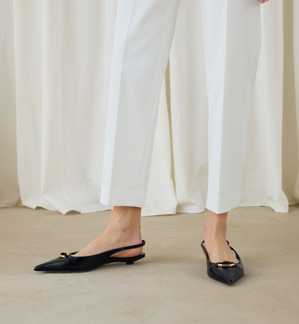 DES PRES「ツイルジャカード クロップドパンツ」|スラックス|