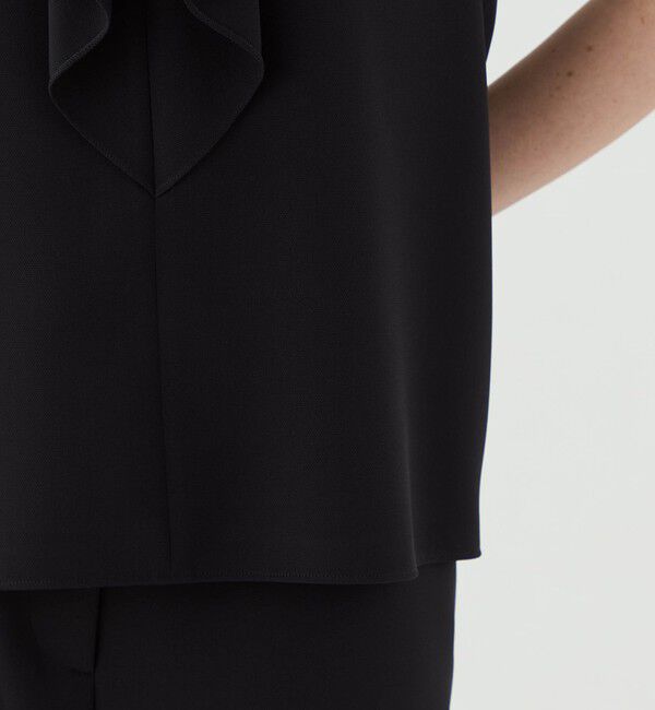 Ballsey「ドライメッシュストレッチ フロントドレープブラウス」|シャツ・ブラウス|