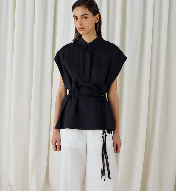 DES PRES「レーヨンシルククロス ボクシーブラウス」|シャツ・ブラウス|