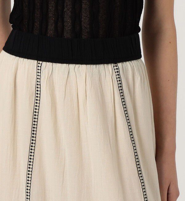 TOMORROWLAND GOODS「Devotion TWINS ERATO バイカラースカート」|フレア|