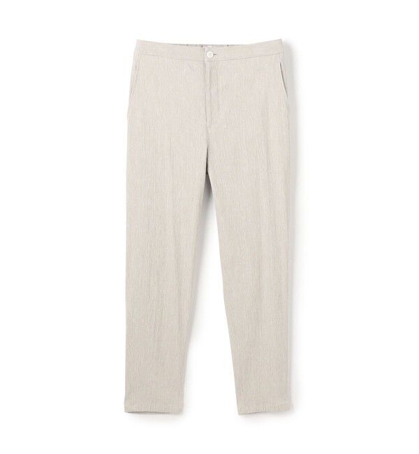 GALERIE VIE「コットンリネンビスコース ストレッチ イージースリムパンツ」|その他|13 ライトグレー