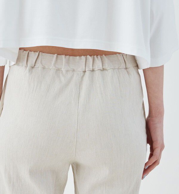 GALERIE VIE「コットンリネンビスコース ストレッチ イージースリムパンツ」|その他|