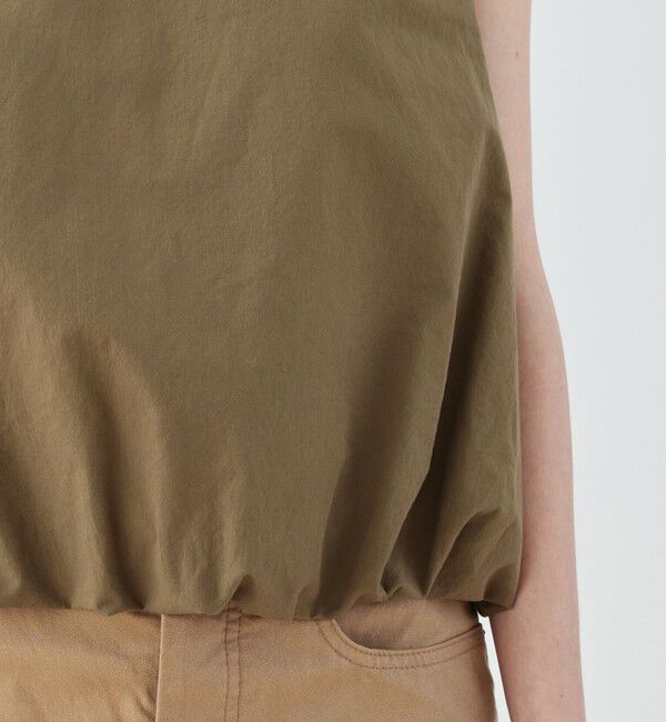 GALERIE VIE「コットンツイル バルーンノースリーブブラウス」|シャツ・ブラウス|