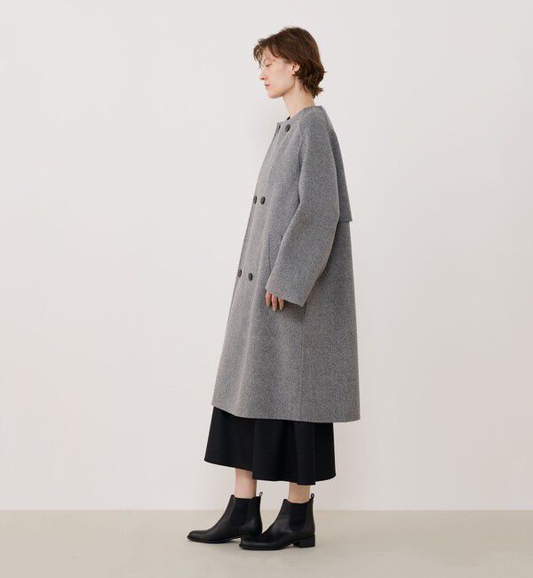 GALERIE VIE 2023年モデル ウールダブルフェイス カラーレス ウール