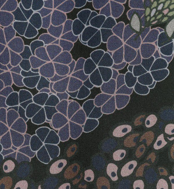 CABaN「 FLOWER RIVERプリント タックロングスカート」|スカート|