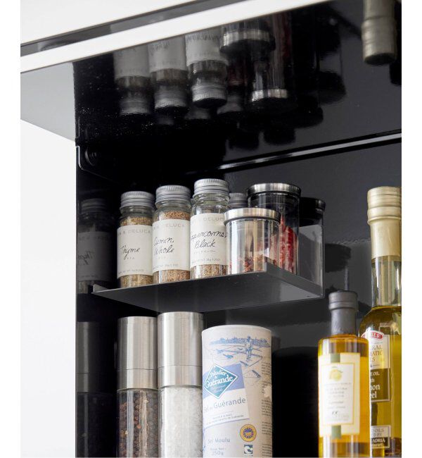 journal standard Furniture「《WEB限定予約》【tower/タワー】前が開く 隠せる調味料ラック」|食器・キッチングッズ|