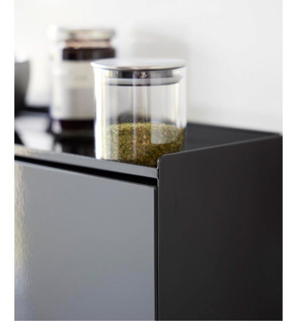 journal standard Furniture「《WEB限定予約》【tower/タワー】前が開く 隠せる調味料ラック」|食器・キッチングッズ|