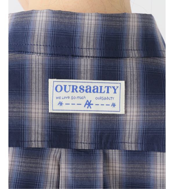 JOINT WORKS「OURSAALTY / アワーソルティ Grand-pa Check Shirt」|シャツ・ブラウス|