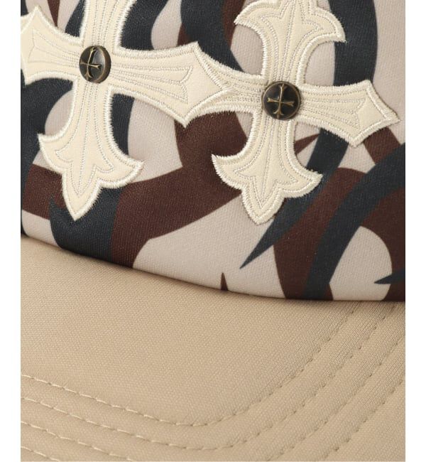 JOINT WORKS「SUPPLIER / サプライヤー Camo Cross Leather Patch Cap」|キャップ・キャスケット|