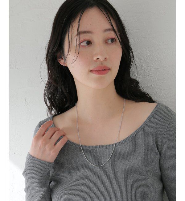 Plage「MARIHA / マリハ Silent Rain POPCORN チェーンネックレス 60 (シルバー)」|ネックレス|