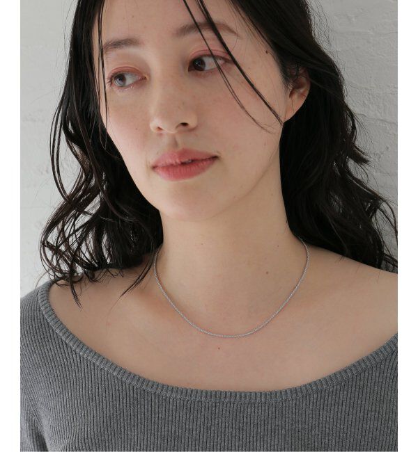 Plage「MARIHA / マリハ Silent Rain POPCORN チェーンネックレス 40 (シルバー)」|ネックレス|