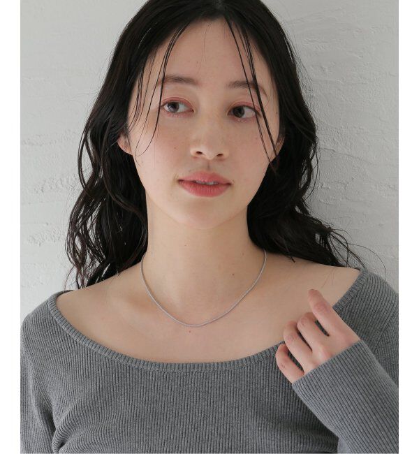 Plage「MARIHA / マリハ Silent Rain POPCORN チェーンネックレス 40 (シルバー)」|ネックレス|