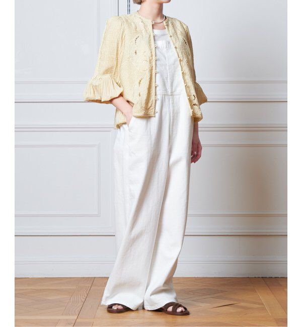 IENA LA BOUCLE「《追加》IENA LA BOUCLE ピンタック刺繍ブラウス2」|シャツ・ブラウス|