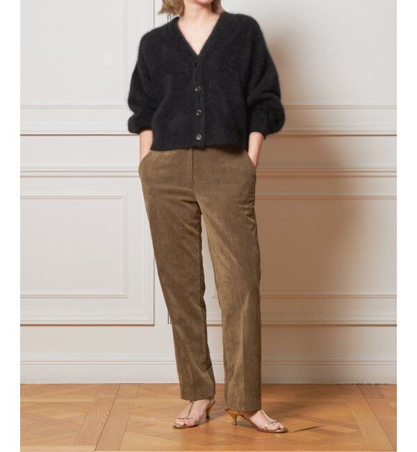 IENA LA BOUCLE「IENA LA BOUCLE ファーニットカーディガン」|カーディガン|