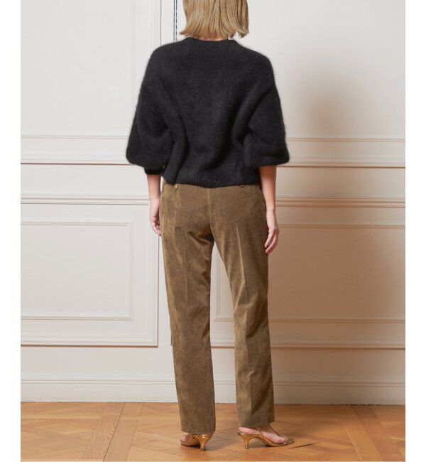 IENA LA BOUCLE「IENA LA BOUCLE ファーニットカーディガン」|カーディガン|