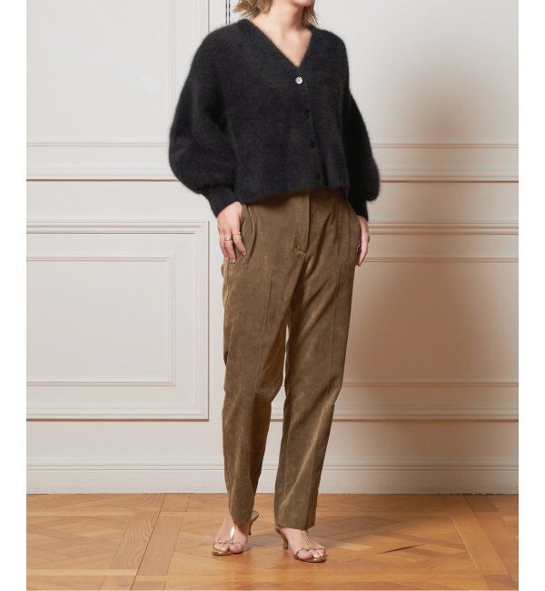 IENA LA BOUCLE「IENA LA BOUCLE ファーニットカーディガン」|カーディガン|