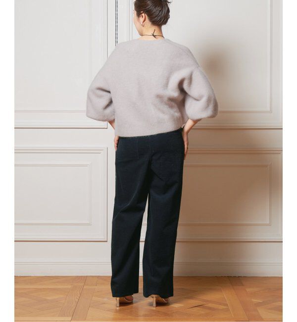 IENA LA BOUCLE「IENA LA BOUCLE ファーニットカーディガン」|カーディガン|