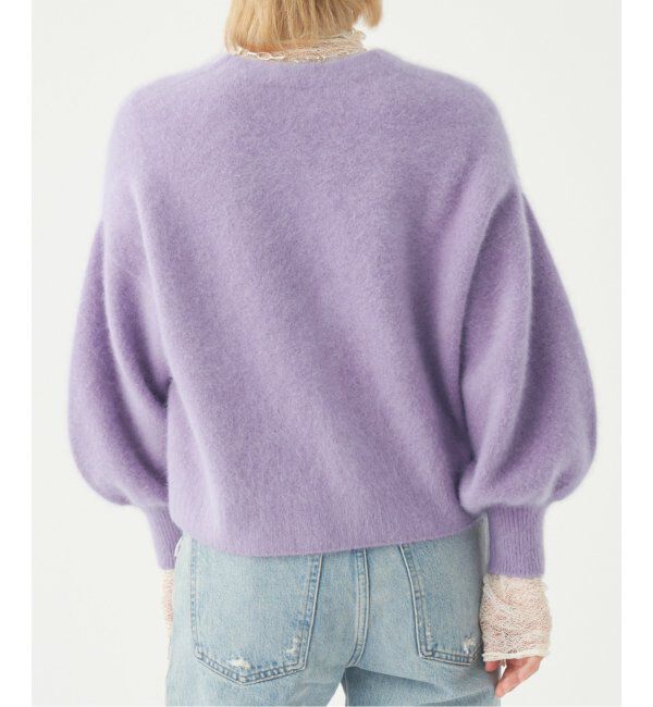 IENA LA BOUCLE「IENA LA BOUCLE ファーニットカーディガン」|カーディガン|