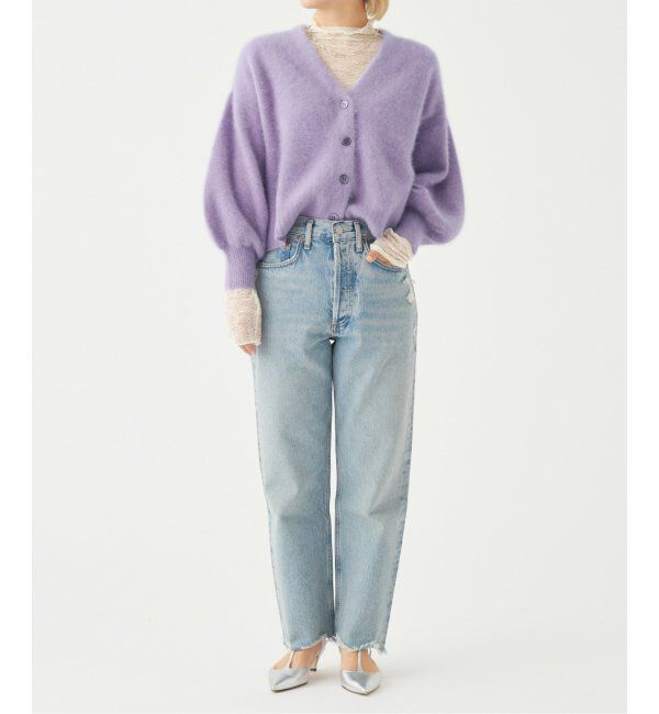 IENA LA BOUCLE「IENA LA BOUCLE ファーニットカーディガン」|カーディガン|