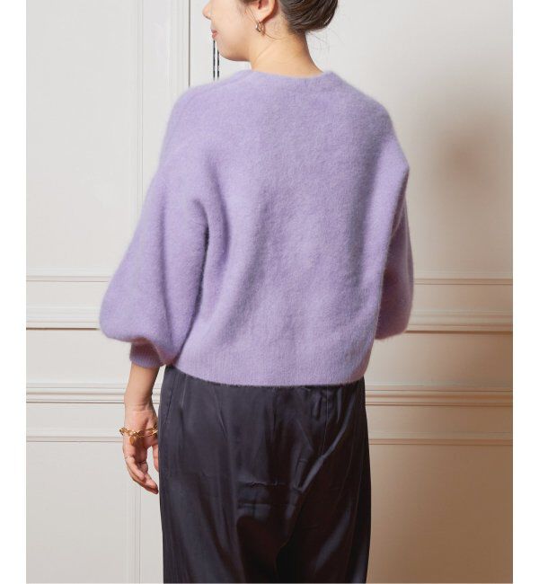 IENA LA BOUCLE「IENA LA BOUCLE ファーニットカーディガン」|カーディガン|