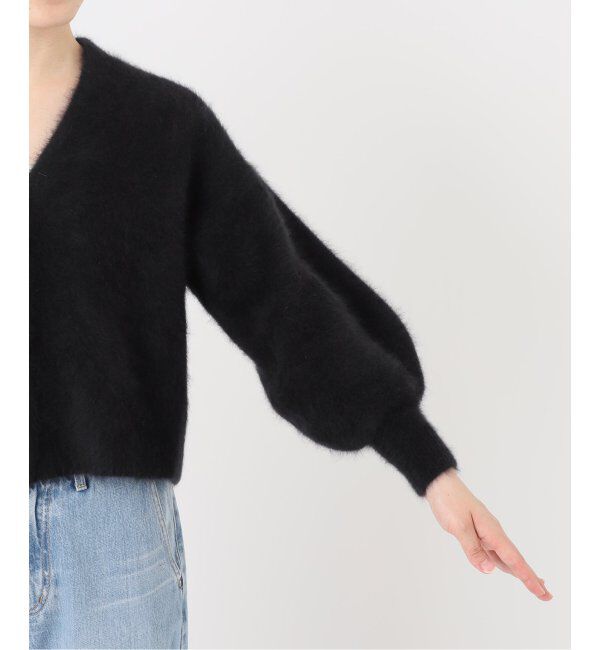 IENA LA BOUCLE「IENA LA BOUCLE ファーニットカーディガン」|カーディガン|