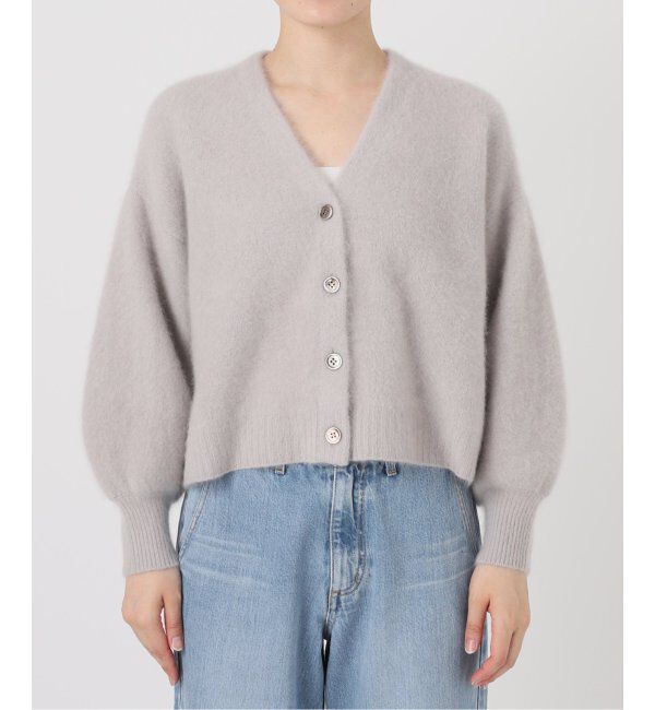 IENA LA BOUCLE「IENA LA BOUCLE ファーニットカーディガン」|カーディガン|