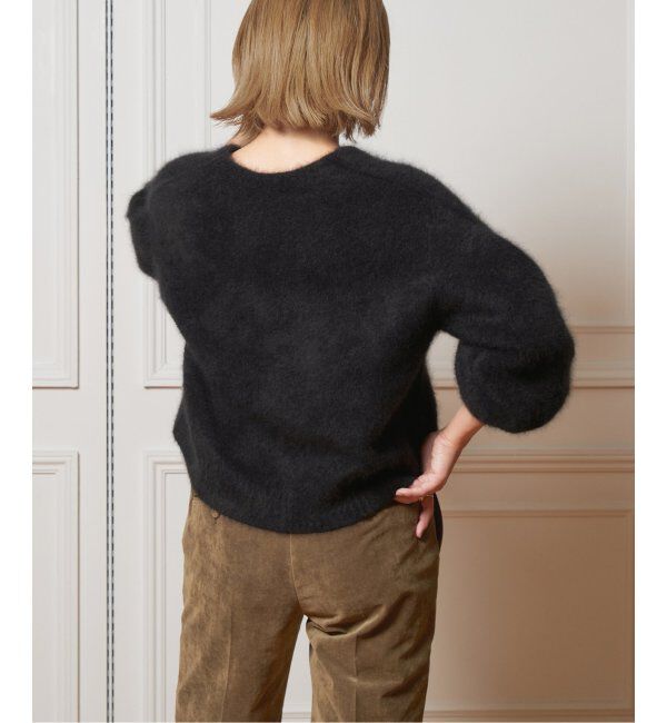 IENA LA BOUCLE「IENA LA BOUCLE ファーニットカーディガン」|カーディガン|