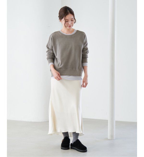 IENA「ピグメントスウェットプルオーバー」|スウェット・ジャージ|