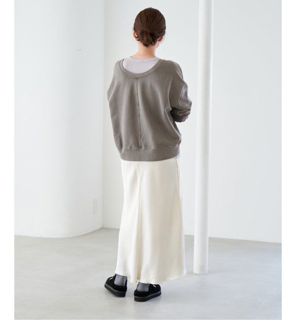 IENA「ピグメントスウェットプルオーバー」|スウェット・ジャージ|