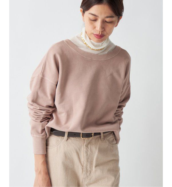 IENA「ピグメントスウェットプルオーバー」|スウェット・ジャージ|