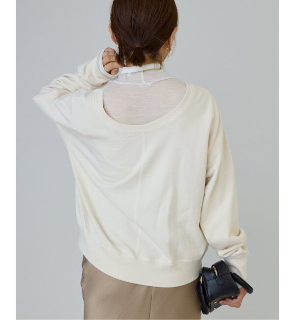 IENA「ピグメントスウェットプルオーバー」|スウェット・ジャージ|