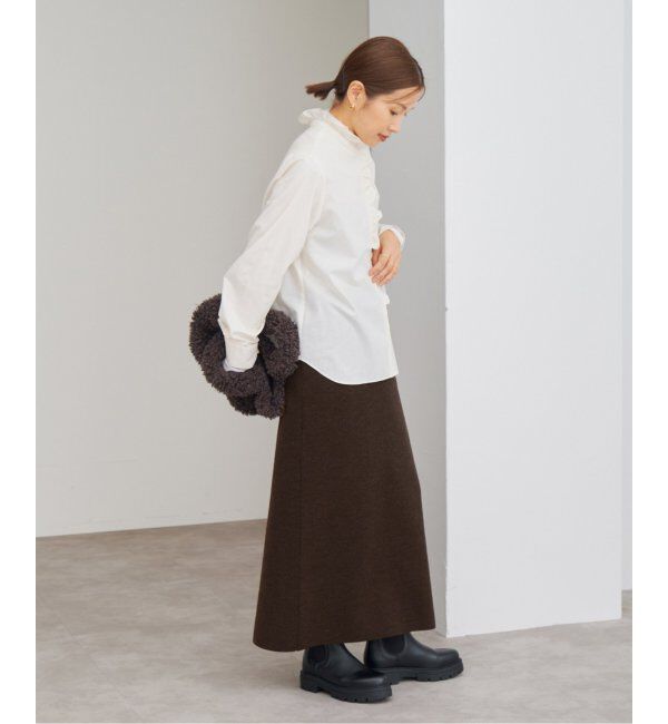 IENA「《追加》スーパーファインスムースニットスカート」|スカート|