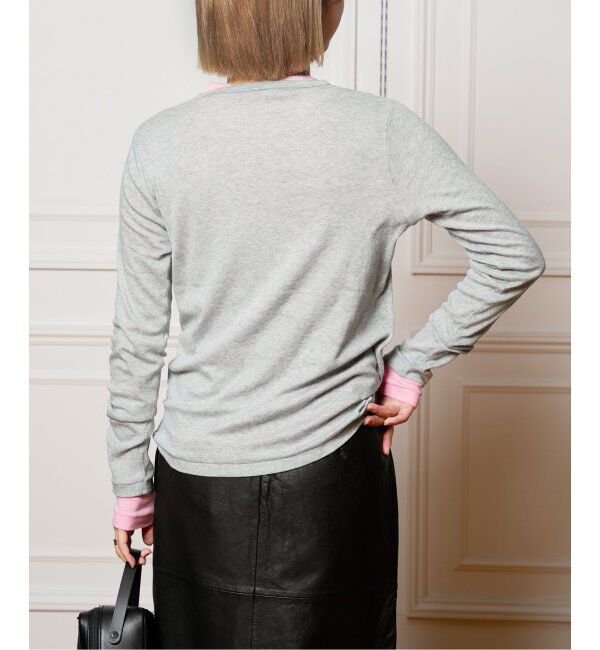 IENA LA BOUCLE「IENA LA BOUCLE シアーフライスロングスリーブTシャツ」|Tシャツ・カットソー|