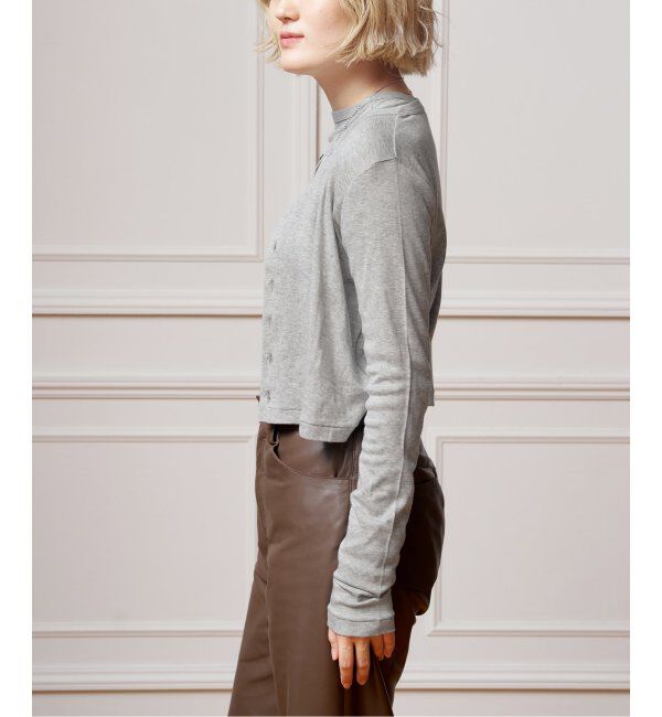 IENA LA BOUCLE「IENA LA BOUCLE シアーフライスロングスリーブTシャツ」|Tシャツ・カットソー|