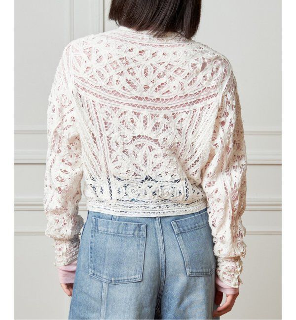 IENA LA BOUCLE「《追加》IENA LA BOUCLE バテンレースブラウス」|シャツ・ブラウス|