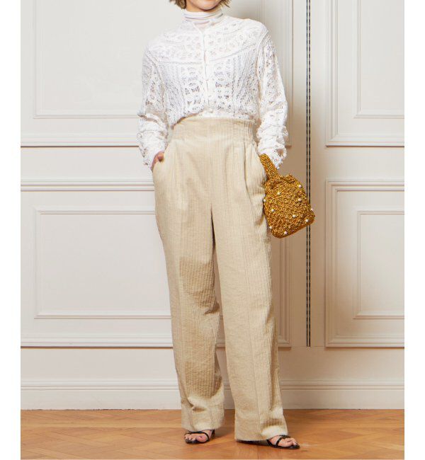 IENA LA BOUCLE「《追加》IENA LA BOUCLE バテンレースブラウス」|シャツ・ブラウス|