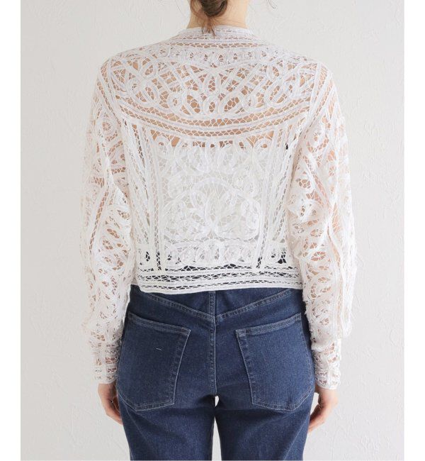 IENA LA BOUCLE「《追加》IENA LA BOUCLE バテンレースブラウス」|シャツ・ブラウス|