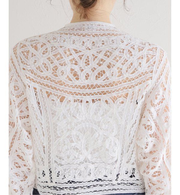 IENA LA BOUCLE「《追加》IENA LA BOUCLE バテンレースブラウス」|シャツ・ブラウス|