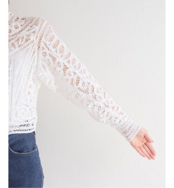 IENA LA BOUCLE「《追加》IENA LA BOUCLE バテンレースブラウス」|シャツ・ブラウス|
