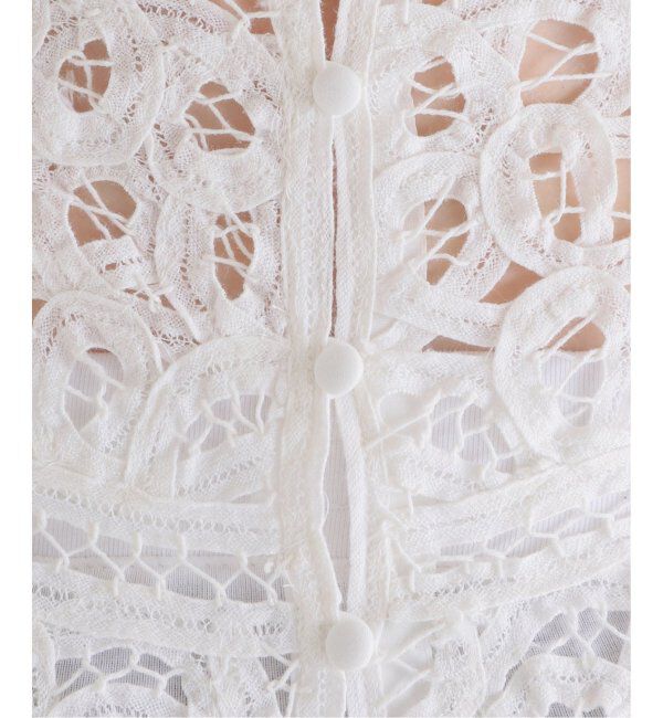IENA LA BOUCLE「《追加》IENA LA BOUCLE バテンレースブラウス」|シャツ・ブラウス|