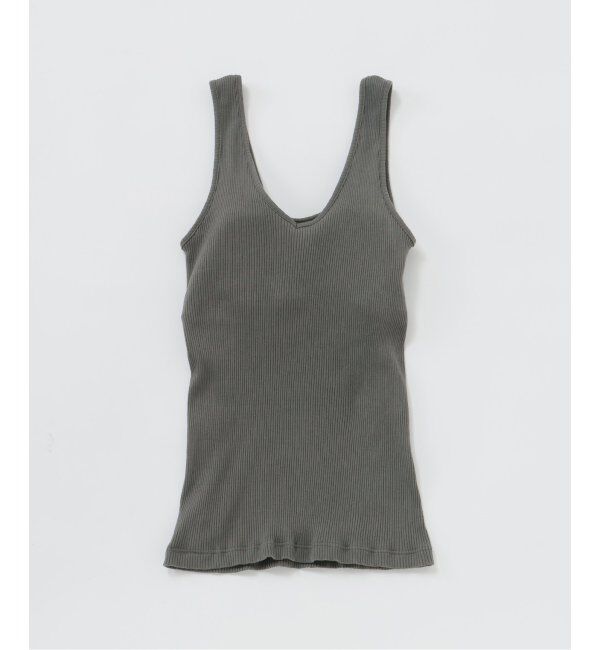 IENA「【EMILY WEEK &times; IENA】コットンシルク リブタンクトップ」|インナー|