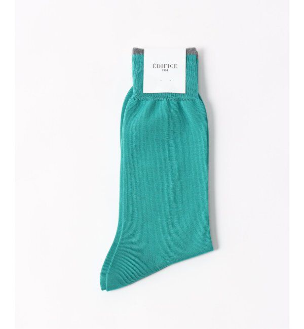 EDIFICE「ハイゲージスムース ソックス」|ソックス|ブルー A