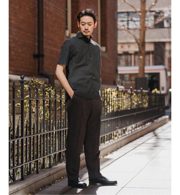 EDIFICE「GUY ROVER (ギローバー) 別注 ジャージーカッタウェイポロシャツ」|ポロシャツ|