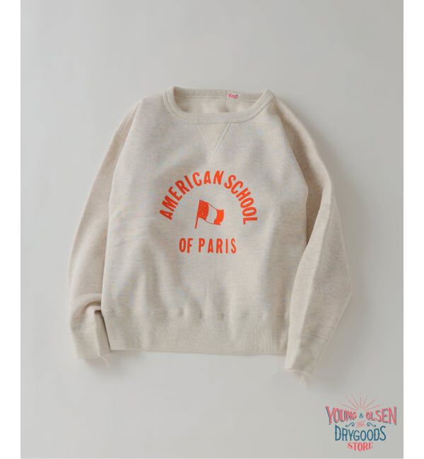 EDIFICE「YOUNG & OLSEN(ヤング アンド オルセン) 別注 French University スウェット」|スウェット・ジャージ|ナチュラル