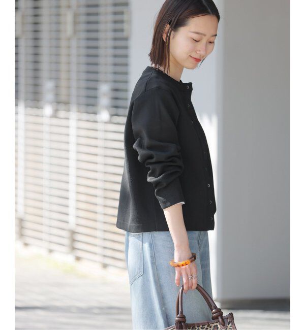 JOURNAL STANDARD relume「《WEB限定追加2》ウォッシャブルスポンジニットクルーネックカーディガン」|カーディガン|