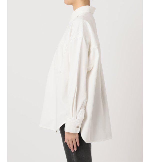 JOURNAL STANDARD relume「《追加》デニムプルオーバーシャツ/ホワイト」|シャツ・ブラウス|