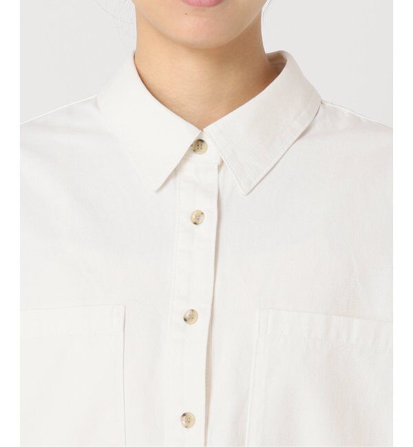 JOURNAL STANDARD relume「《追加》デニムプルオーバーシャツ/ホワイト」|シャツ・ブラウス|