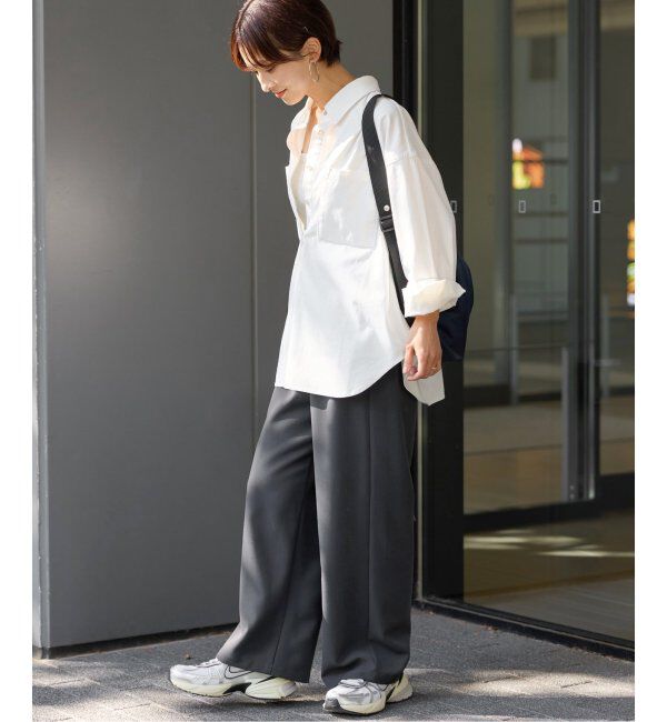 JOURNAL STANDARD relume「《追加》デニムプルオーバーシャツ/ホワイト」|シャツ・ブラウス|