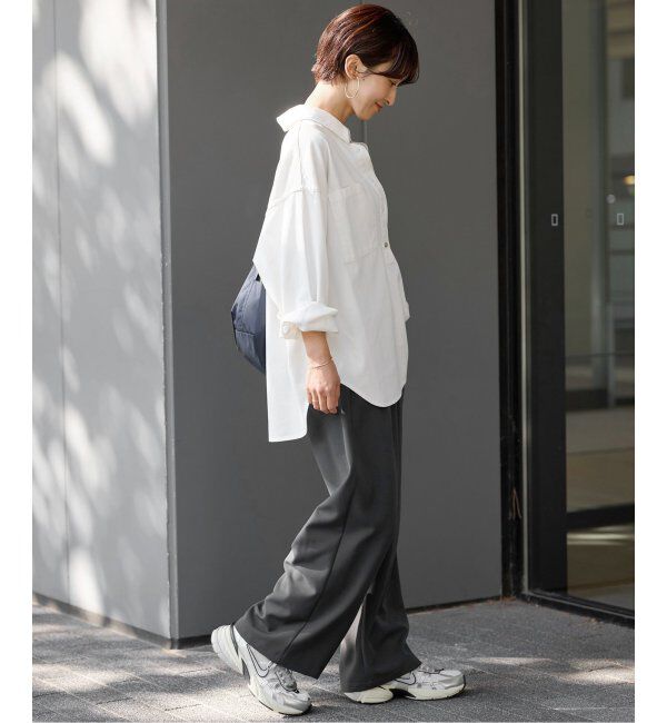 JOURNAL STANDARD relume「《追加》デニムプルオーバーシャツ/ホワイト」|シャツ・ブラウス|