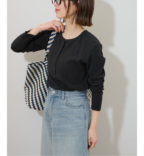 JOURNAL STANDARD relume「ベアテレコ2WAYヘンリーネックプルオーバー」|Tシャツ・カットソー|